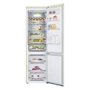 LG Объем 419л | DoorCooling+ | Бежевый | Зоны свежести, Metal Fresh, Складная полка, Винная полка, Wi-Fi, GA-B509MEUM