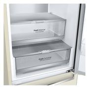 LG Объем 419л | DoorCooling+ | Бежевый | Зоны свежести, Metal Fresh, Складная полка, Винная полка, Wi-Fi, GA-B509MEUM