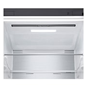 LG 384 л, Холодильник LG DoorCooling+ с нижней морозильной камерой, ThinQ, Складная полка, GA-B509MMQM