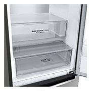 LG 384 л, Холодильник LG DoorCooling+ с нижней морозильной камерой, ThinQ, Складная полка, GA-B509MMQM
