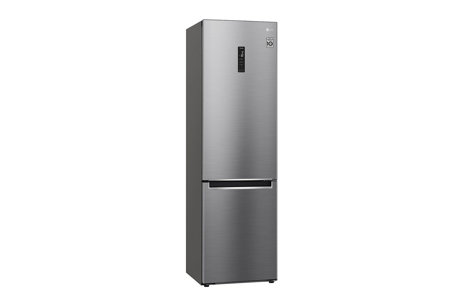 LG 384 л, Холодильник LG DoorCooling+ с нижней морозильной камерой, ThinQ, Складная полка, GA-B509MMQM
