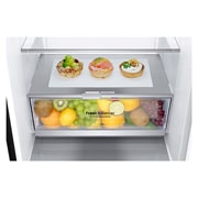 LG 384 л, Холодильник LG DoorCooling+ с нижней морозильной камерой, Инверторный Линейный компрессор, GA-B509PBAZ