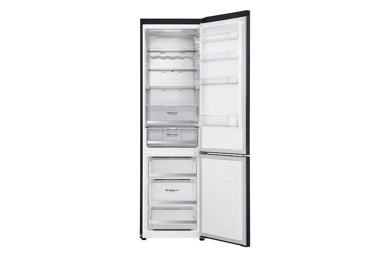 LG 384 л, Холодильник LG DoorCooling+ с нижней морозильной камерой, Инверторный Линейный компрессор, GA-B509PBAZ