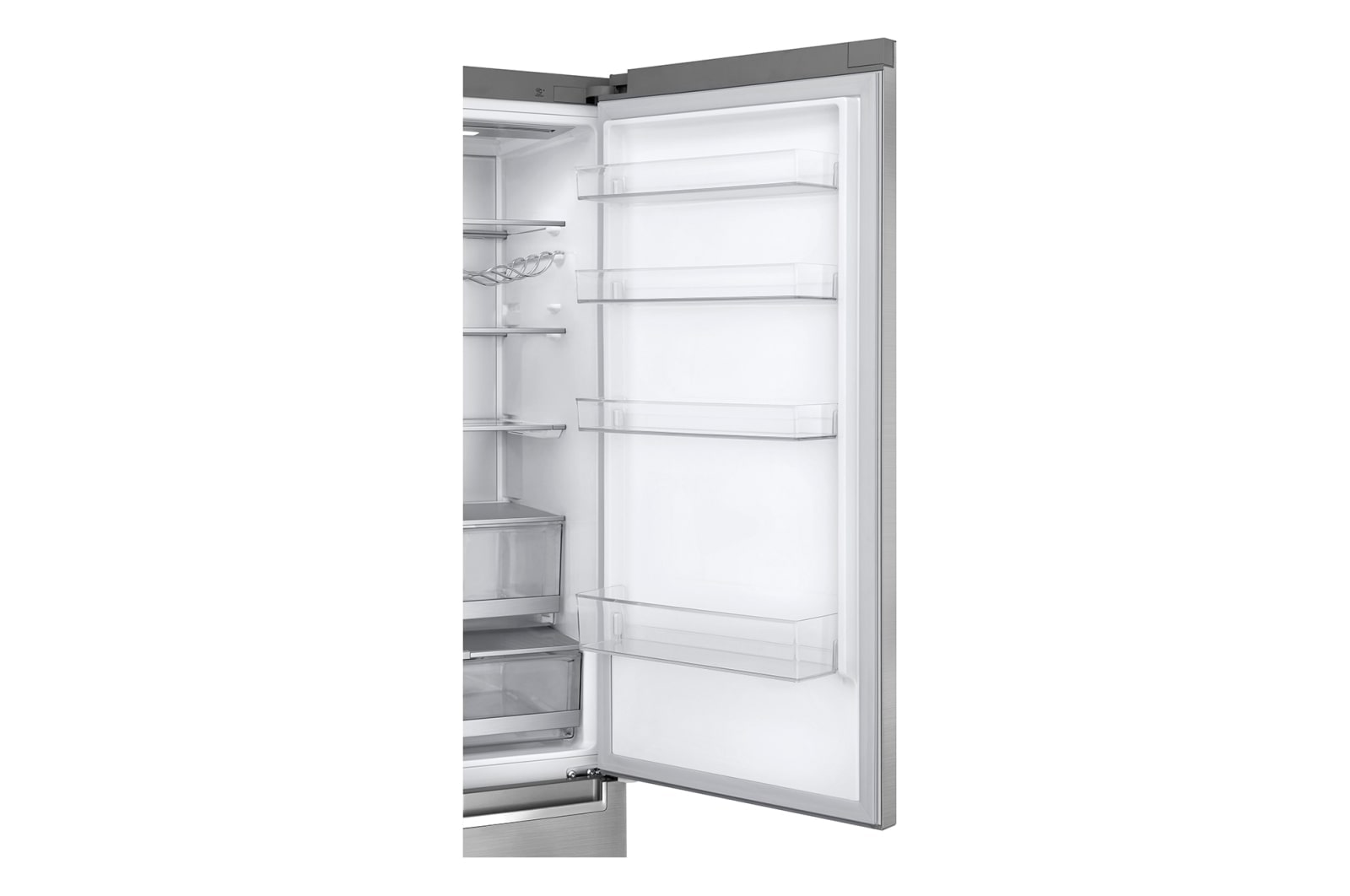 LG 384 л, Холодильник LG DoorCooling+ с нижней морозильной камерой, Fresh Balancer, Fresh Converter, GA-B509PSAM