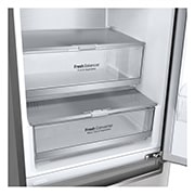 LG 384 л, Холодильник LG DoorCooling+ с нижней морозильной камерой, Fresh Balancer, Fresh Converter, GA-B509PSAM