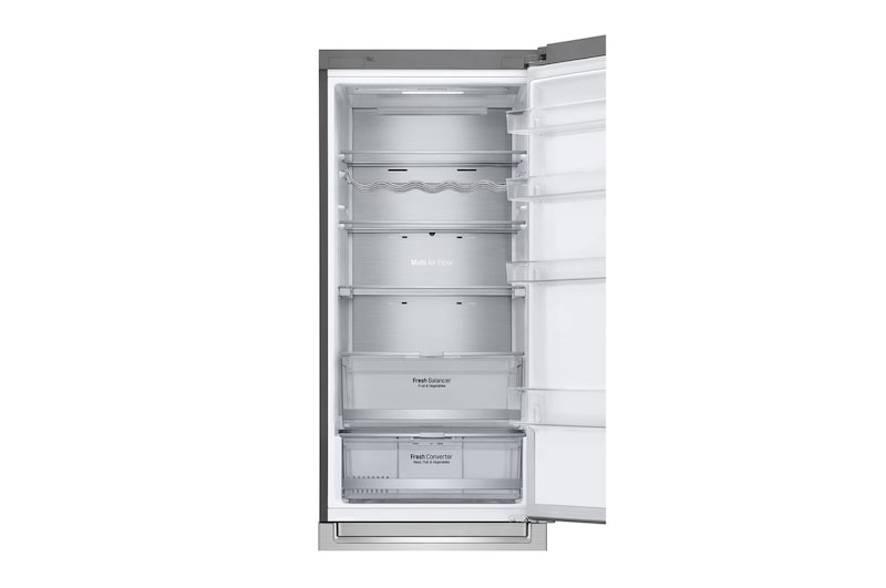 LG 384 л, Холодильник LG DoorCooling+ с нижней морозильной камерой, Инверторный Линейный компрессор, GA-B509PSAZ