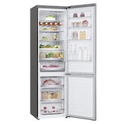 LG 384 л, Холодильник LG DoorCooling+ с нижней морозильной камерой, Инверторный Линейный компрессор, GA-B509PSAZ