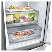 LG 384 л, Холодильник LG DoorCooling+ с нижней морозильной камерой, Инверторный Линейный компрессор, GA-B509PSAZ