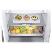 LG 384 л, Холодильник LG DoorCooling+ с нижней морозильной камерой, Инверторный Линейный компрессор, GA-B509PSAZ