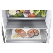 LG 384 л, Холодильник LG DoorCooling+ с нижней морозильной камерой, Инверторный Линейный компрессор, GA-B509PSAZ