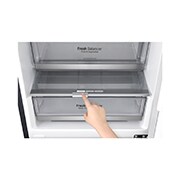 LG 384 л, Холодильник LG DoorCooling+ с нижней морозильной камерой, Инверторный Линейный компрессор, GA-B509SBDZ