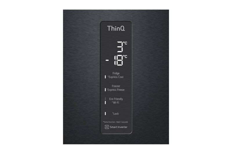 LG 384 л, Холодильник LG DoorCooling+ с нижней морозильной камерой, Fresh Balancer, Fresh Converter, GA-B509SBUM