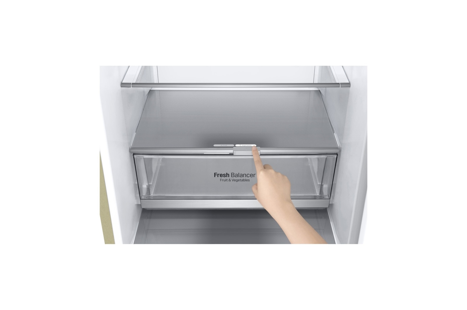 LG 384 л, Холодильник LG DoorCooling+ с нижней морозильной камерой, Инверторный Линейный компрессор, GA-B509SEDZ