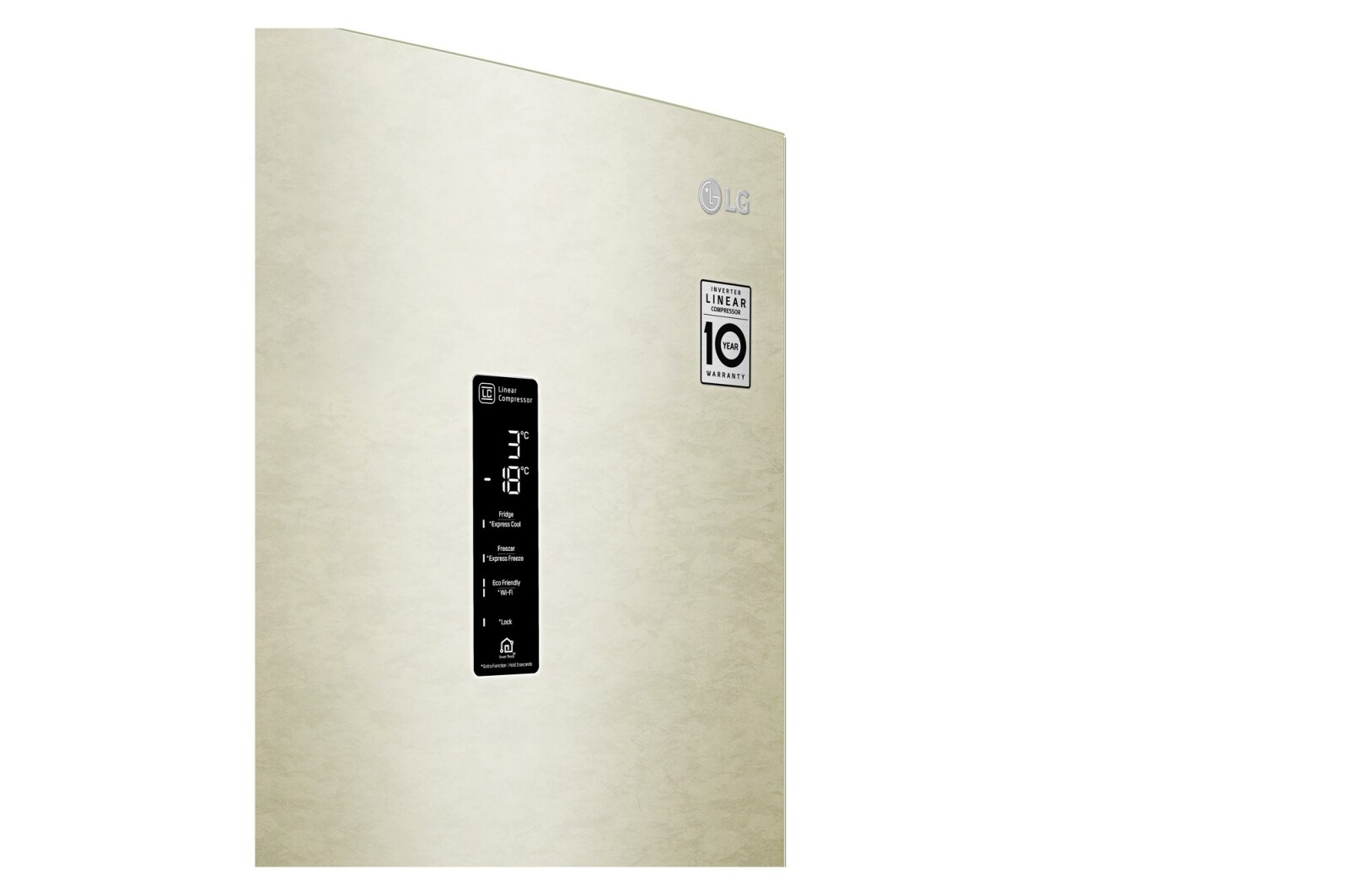 LG 384 л, Холодильник LG DoorCooling+ с нижней морозильной камерой, Инверторный Линейный компрессор, GA-B509SEDZ