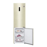 LG 384 л, Холодильник LG DoorCooling+ с нижней морозильной камерой, Инверторный Линейный компрессор, GA-B509SEDZ