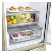 LG 384 л, Холодильник LG DoorCooling+ с нижней морозильной камерой, Инверторный Линейный компрессор, GA-B509SEDZ