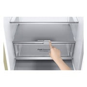 LG 384 л, Холодильник LG DoorCooling+ с нижней морозильной камерой, Инверторный Линейный компрессор, GA-B509SEDZ