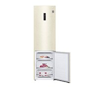 LG 384 л, Холодильник LG DoorCooling+ с нижней морозильной камерой, Fresh Balancer, Fresh Converter, GA-B509SVUM