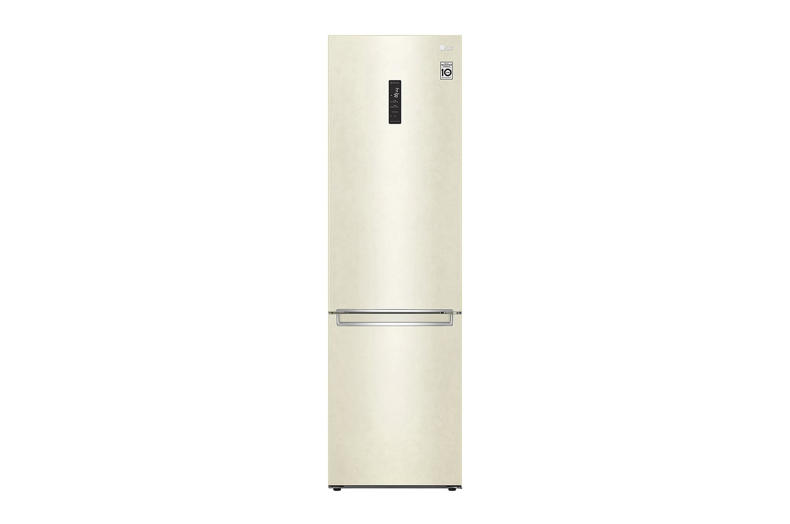 Вид 384 л, Холодильник LG DoorCooling&#43; с нижней морозильной камерой, Fresh Balancer, Fresh Converter GA-B509SVUM спереди