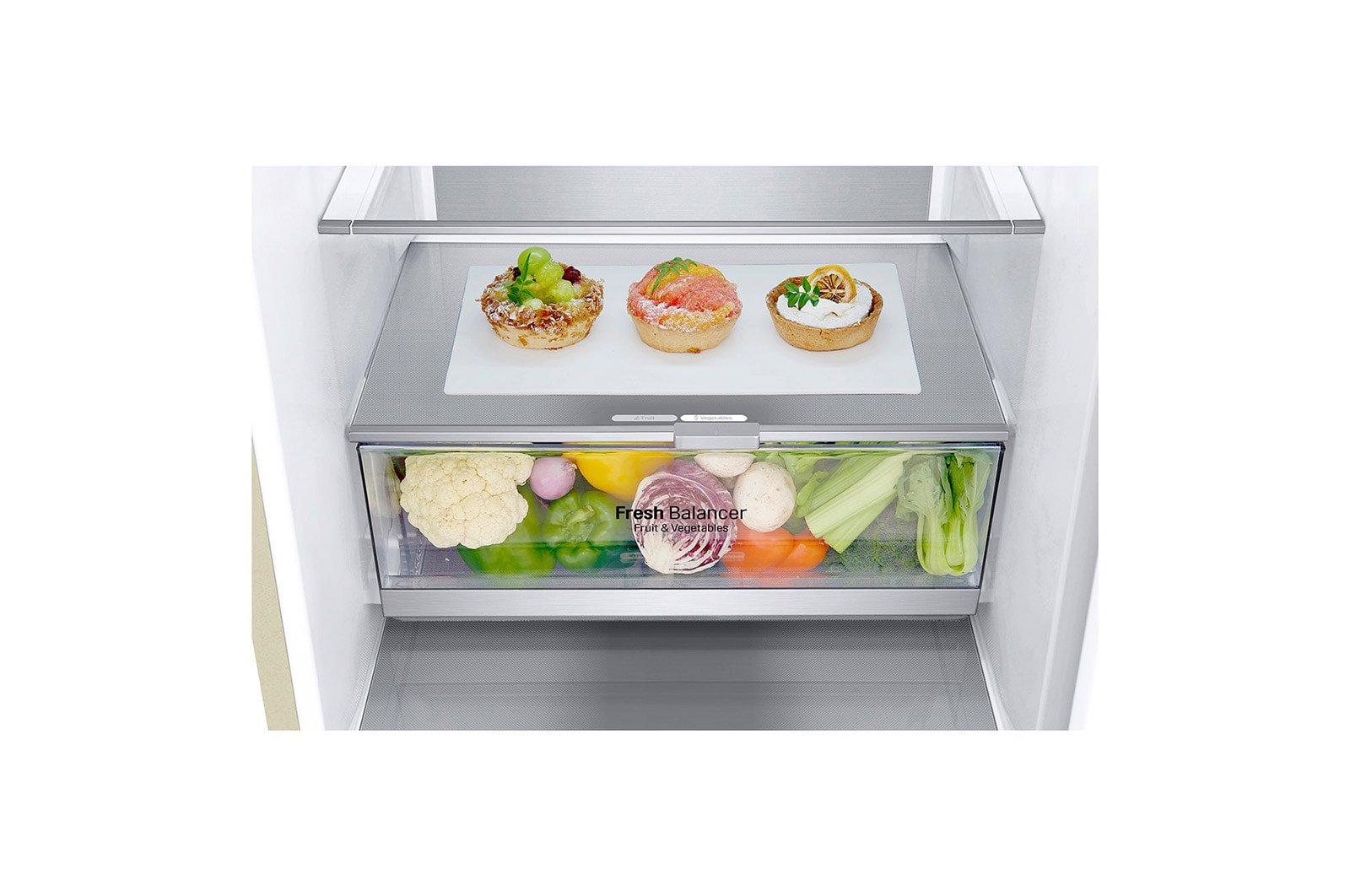 LG 384 л, Холодильник LG DoorCooling+ с нижней морозильной камерой, Fresh Balancer, Fresh Converter, GA-B509SVUM