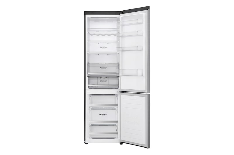 LG 384 л, Холодильник LG DoorCooling+ с нижней морозильной камерой, Инверторный Линейный компрессор, GA-B509SMDZ