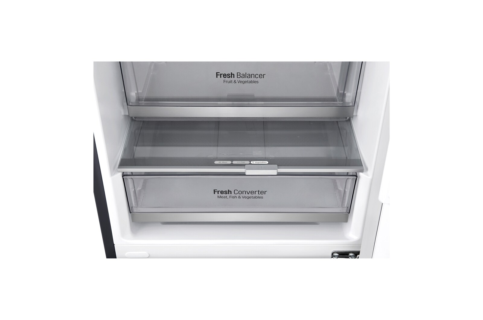 LG 384 л, Холодильник LG DoorCooling+ с нижней морозильной камерой, Инверторный Линейный компрессор, GA-B509SMDZ