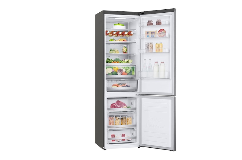 LG 384 л, Холодильник LG DoorCooling+ с нижней морозильной камерой, Fresh Balancer, Fresh Converter, GA-B509SMUM