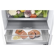 LG 384 л, Холодильник LG DoorCooling+ с нижней морозильной камерой, Инверторный Линейный компрессор, GA-B509SVDZ