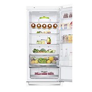 LG 384 л, Холодильник LG DoorCooling+ с нижней морозильной камерой, Инверторный Линейный компрессор, GA-B509SVDZ