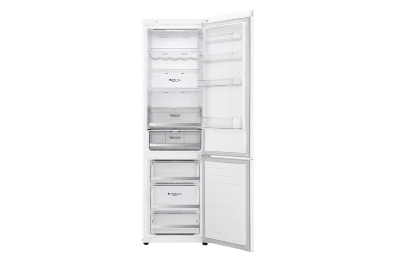 LG 384 л, Холодильник LG DoorCooling+ с нижней морозильной камерой, Инверторный Линейный компрессор, GA-B509SVDZ
