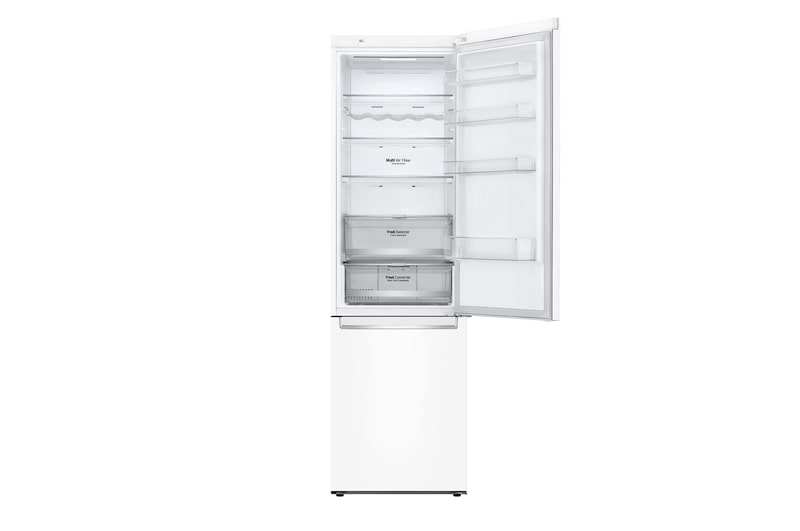 LG 384 л, Холодильник LG DoorCooling+ с нижней морозильной камерой, Инверторный Линейный компрессор, GA-B509SVDZ