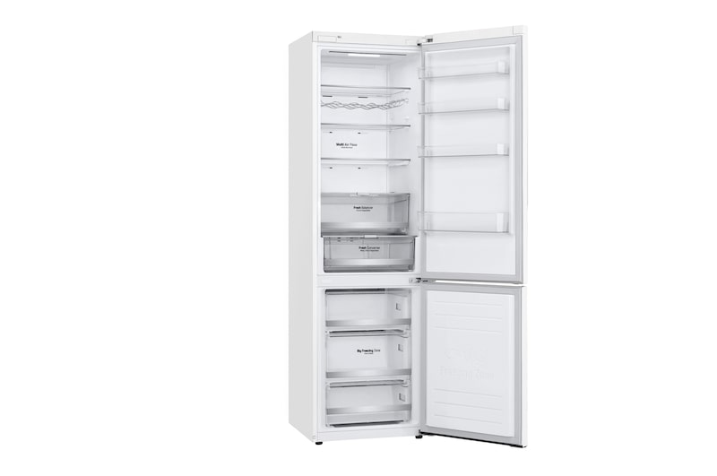 LG 384 л, Холодильник LG DoorCooling+ с нижней морозильной камерой, Инверторный Линейный компрессор, GA-B509SVDZ