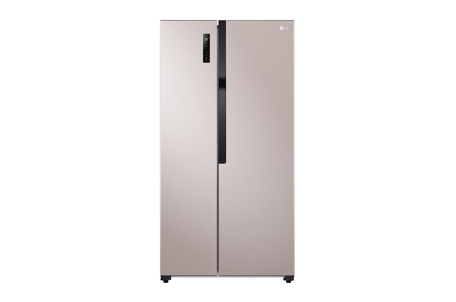 Вид Холодильник LG GC-B157PGAV Side-by-Side 509л, Золотистый цвет GC-B157PGAV спереди