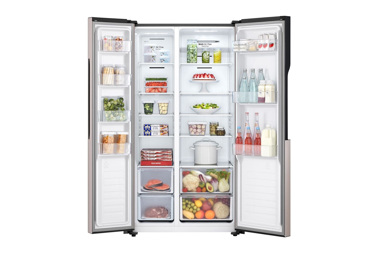 LG Холодильник LG GC-B157PGAV Side-by-Side 509л, Золотистый цвет, GC-B157PGAV