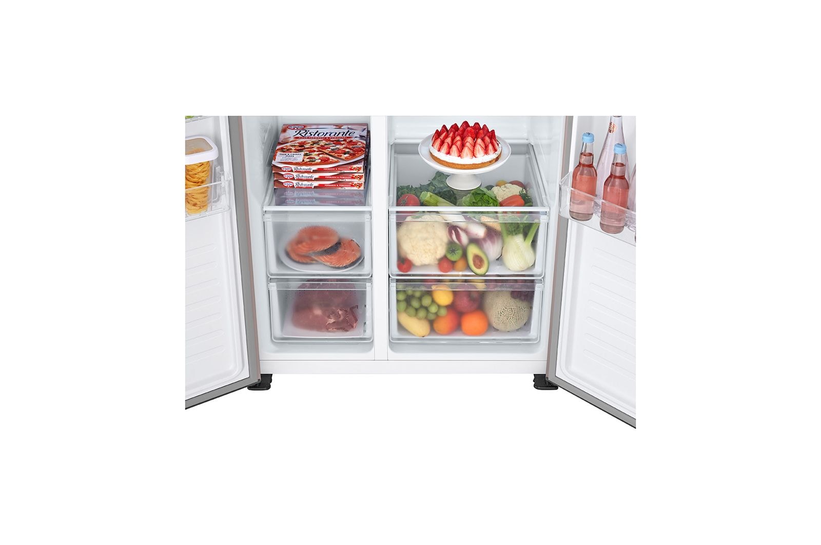 LG Холодильник LG GC-B157PGAV Side-by-Side 509л, Золотистый цвет, GC-B157PGAV