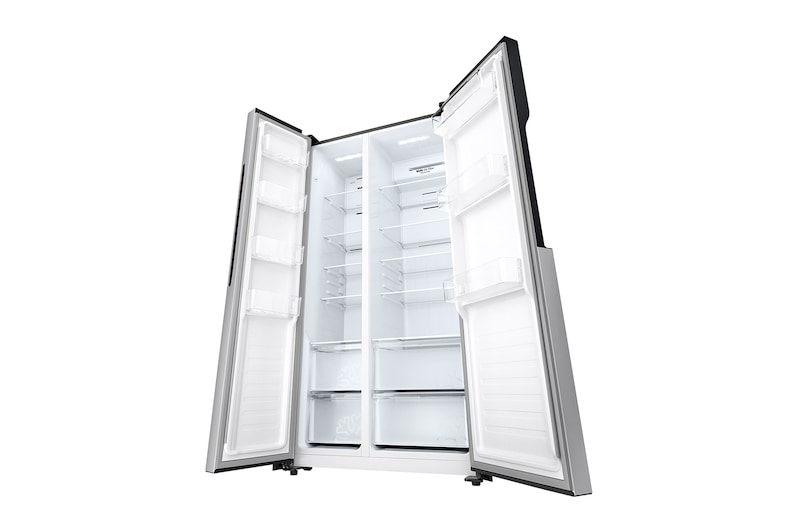 LG 509л, Холодильник LG Side-by-Side, технология Multi Air Flow, Серебристый цвет, GC-B157PMAV