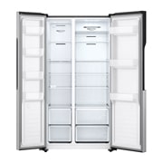 LG 509л, Холодильник LG Side-by-Side, технология Multi Air Flow, Серебристый цвет, GC-B157PMAV
