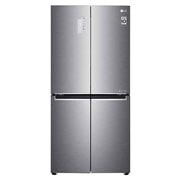 Вид 458 л, Многодверный холодильник LG DoorCooling&#43;, Инверторный Линейный компрессор, HygieneFresh&#43; GC-B22FTMPL спереди