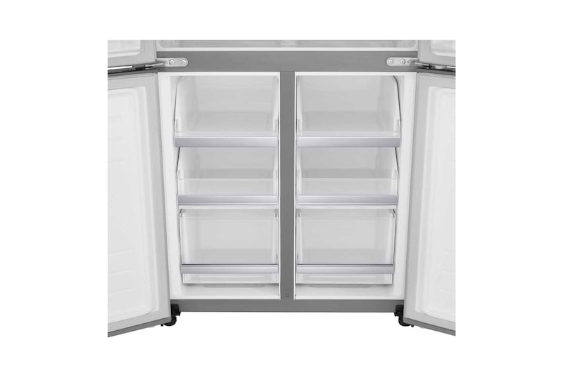 LG 458 л, Многодверный холодильник LG DoorCooling+, Инверторный Линейный компрессор, HygieneFresh+, GC-B22FTMPL