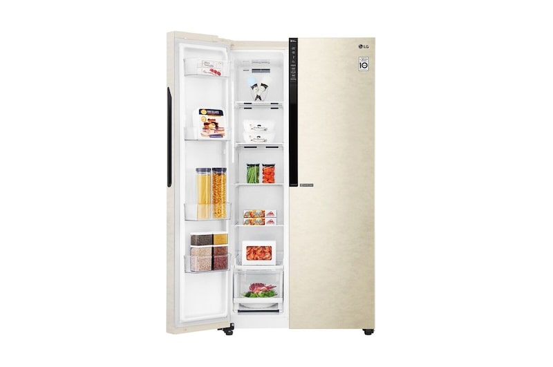LG 613 л, Холодильник LG Side-by-Side, Инверторный Линейный компрессор, Total No Frost, Fresh Zone, GC-B247JEDV