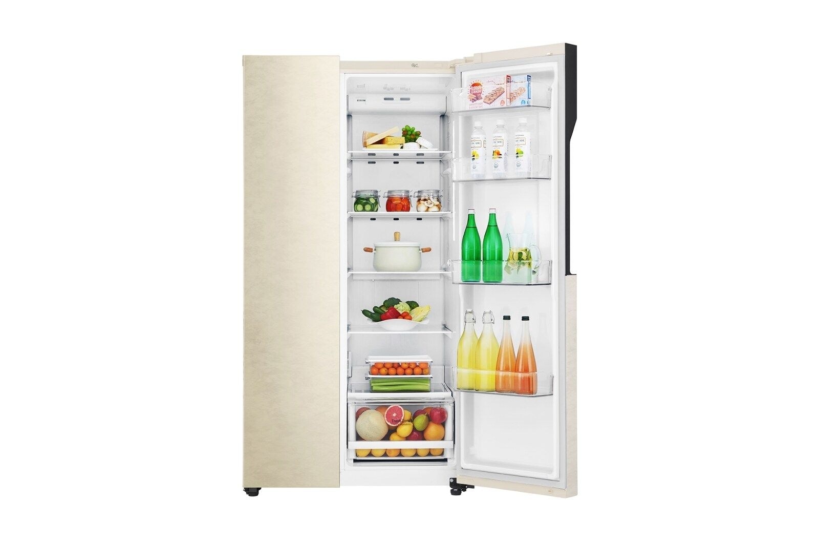 LG 613 л, Холодильник LG Side-by-Side, Инверторный Линейный компрессор, Total No Frost, Fresh Zone, GC-B247JEDV