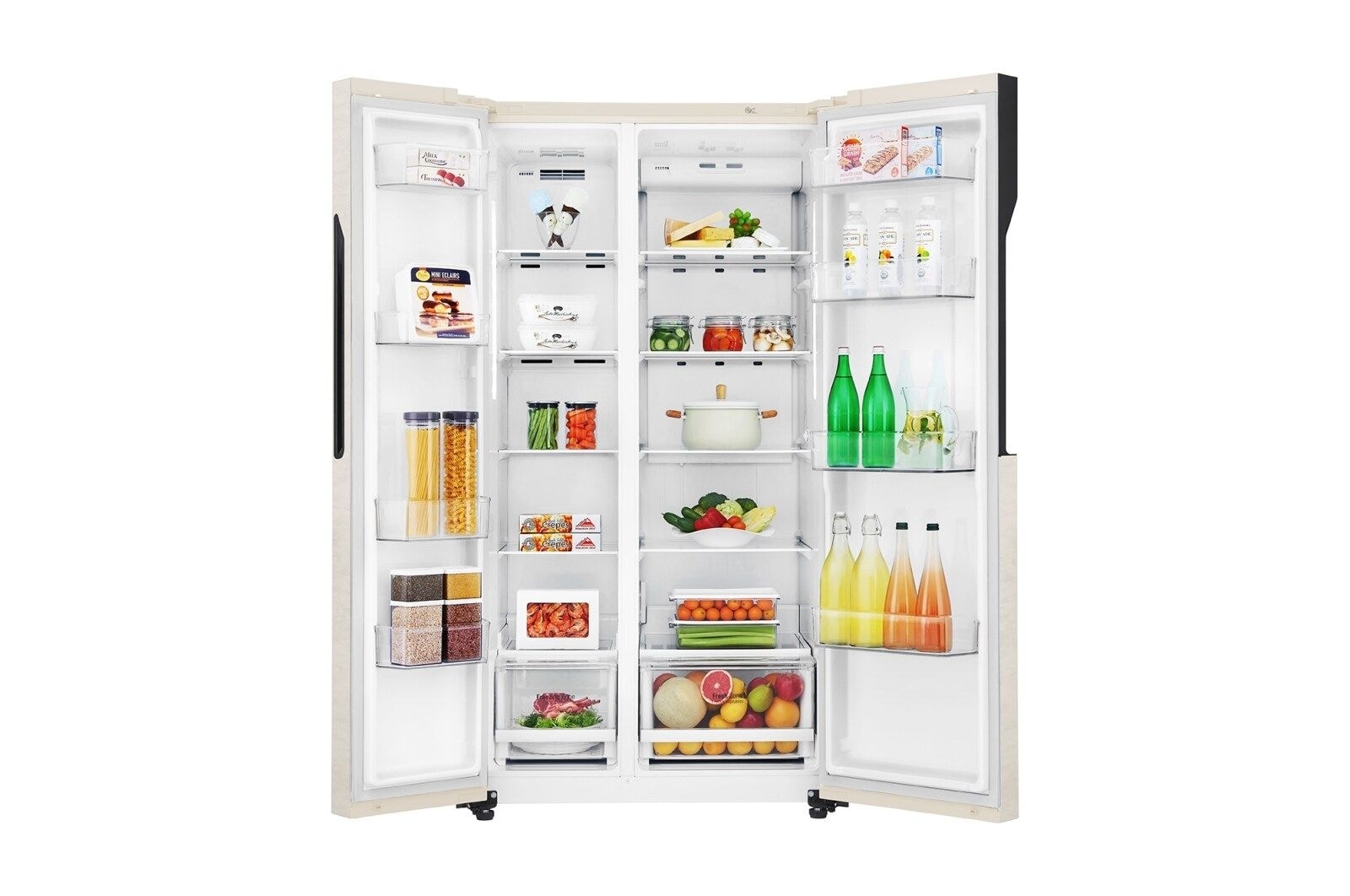 LG 613 л, Холодильник LG Side-by-Side, Инверторный Линейный компрессор, Total No Frost, Fresh Zone, GC-B247JEDV