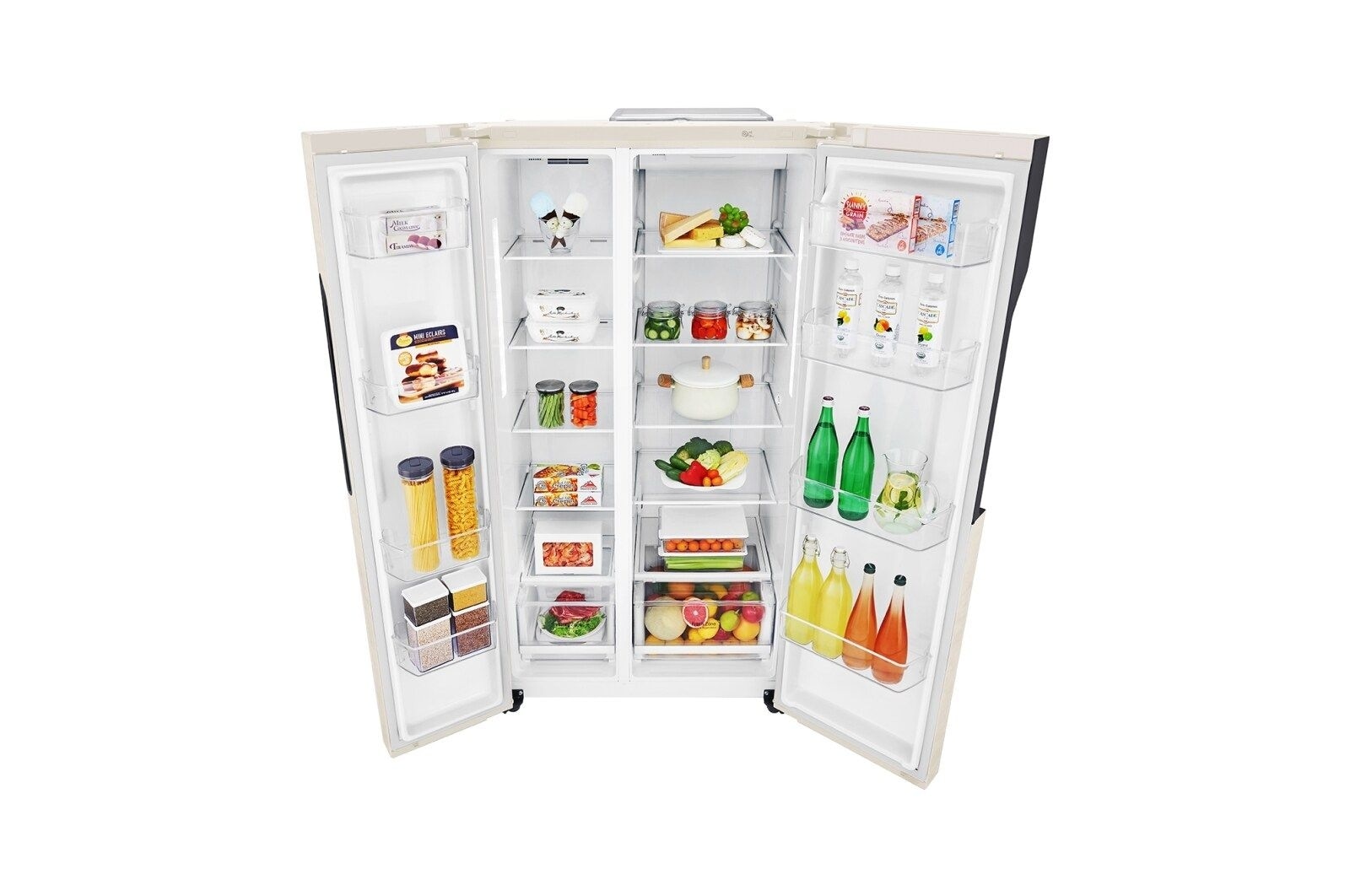 LG 613 л, Холодильник LG Side-by-Side, Инверторный Линейный компрессор, Total No Frost, Fresh Zone, GC-B247JEDV