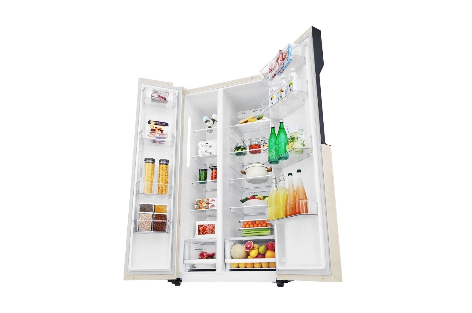LG 613 л, Холодильник LG Side-by-Side, Инверторный Линейный компрессор, Total No Frost, Fresh Zone, GC-B247JEDV