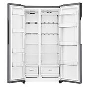 LG 613 л, Холодильник LG Side-by-Side, Инверторный Линейный компрессор, умный дом ThinQ, GC-B247JLDV