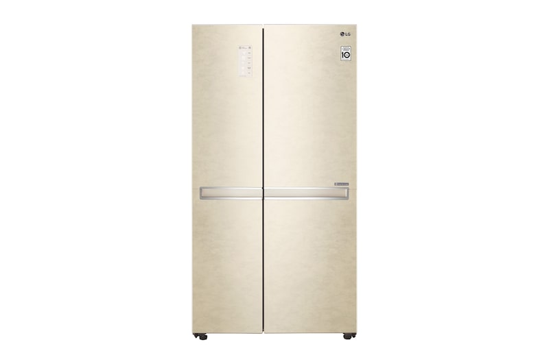 LG 626 л, Холодильник LG Side-by-Side, DoorCooling+, Инверторный Линейный компрессор, умный дом ThinQ , GC-B247SEDC