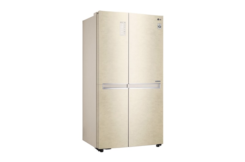 LG 626 л, Холодильник LG Side-by-Side, DoorCooling+, Инверторный Линейный компрессор, умный дом ThinQ , GC-B247SEDC