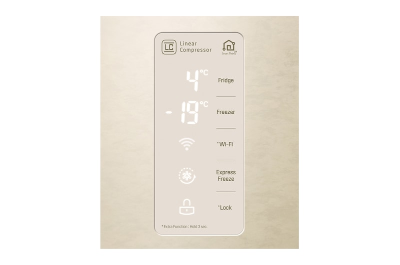 LG 626 л, Холодильник LG Side-by-Side, DoorCooling+, Инверторный Линейный компрессор, умный дом ThinQ , GC-B247SEDC