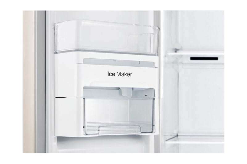 LG 626 л, Холодильник LG Side-by-Side, DoorCooling+, Инверторный Линейный компрессор, умный дом ThinQ , GC-B247SEDC