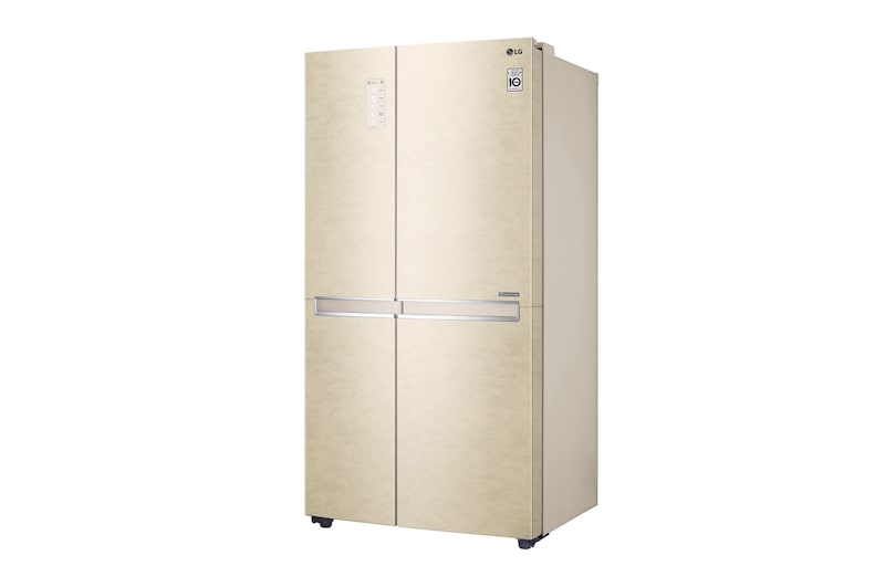 LG 626 л, Холодильник LG Side-by-Side, DoorCooling+, Инверторный Линейный компрессор, умный дом ThinQ , GC-B247SEDC